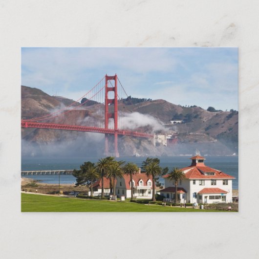Golden Gate Bridge Coast Guard Station Briefkaart (Voorkant)