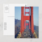 Golden Gate Bridge de la carte postale sud (Devant / Derrière)