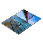 Golden Gate bridge en San Francisco Bay Notitieboek (Linkerzijde)