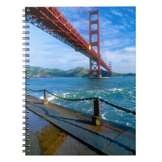 Golden Gate bridge en San Francisco Bay Notitieboek (Voorkant)