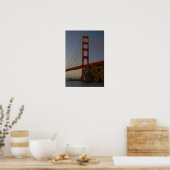 Golden Gate Bridge en San Francisco Poster (Keuken)