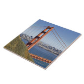 Golden Gate Bridge en San Francisco. Tegeltje (Zijkant)