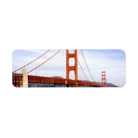 Golden Gate Bridge Etiket (Voorkant)