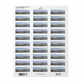 Golden Gate Bridge étiquettes d'adresse de retour (Feuille entière)