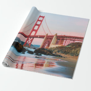 Golden gate bridge gooit kussen cadeaupapier