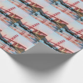 Golden gate bridge gooit kussen cadeaupapier (Hoek)