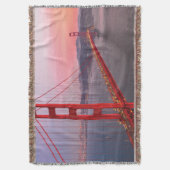 Golden gate bridge gooit kussen deken (Voorkant Verticaal)