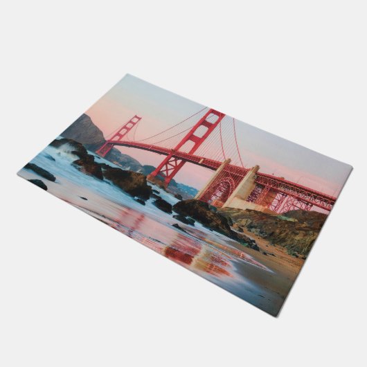 Golden gate bridge gooit kussen deurmat (Schuin)