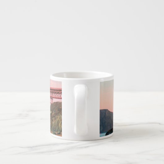 Golden gate bridge gooit kussen espresso kop (Achterkant)