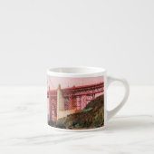 Golden gate bridge gooit kussen espresso kop (Rechts)