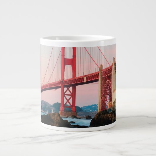 Golden gate bridge gooit kussen extra grote beker (Voorkant)