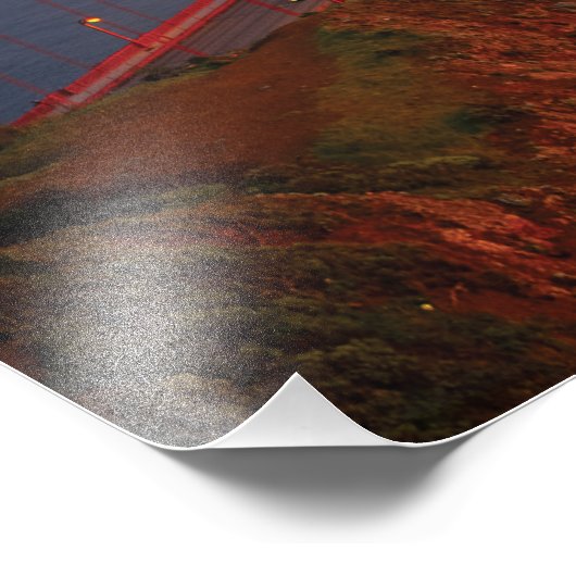 Golden gate bridge gooit kussen foto afdruk (Hoek)