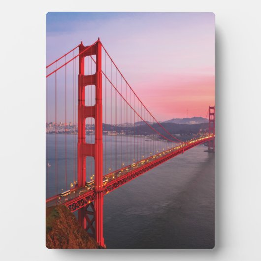 Golden gate bridge gooit kussen fotoplaat (voorkant)