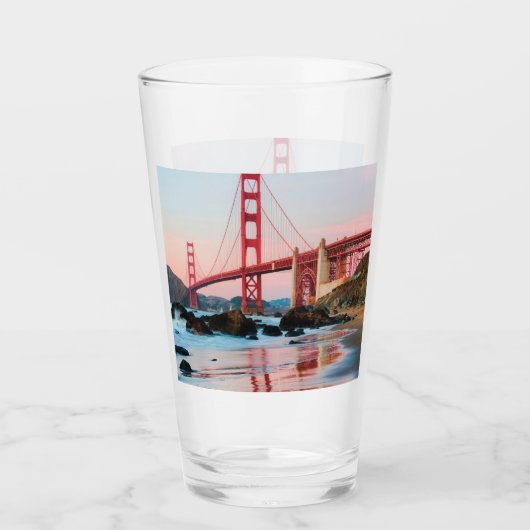 Golden gate bridge gooit kussen glas (Voorkant)