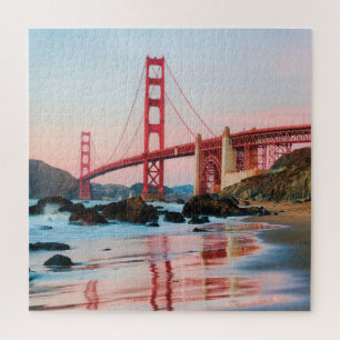 Golden gate bridge gooit kussen legpuzzel