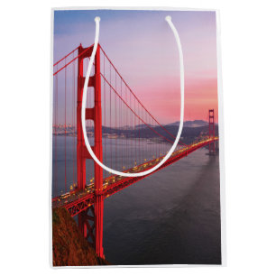 Golden gate bridge gooit kussen medium cadeauzakje