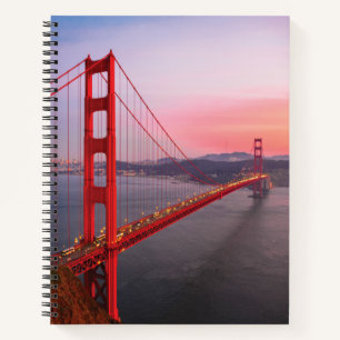 Golden gate bridge gooit kussen notitieboek