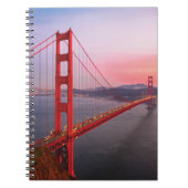Golden gate bridge gooit kussen notitieboek (Voorkant)