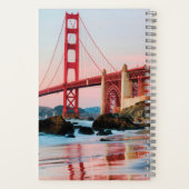 Golden gate bridge gooit kussen notitieboek (Achterkant)