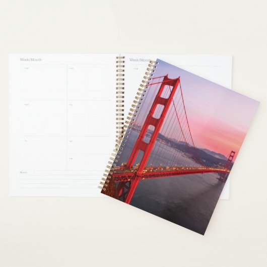 Golden gate bridge gooit kussen planner (Display)