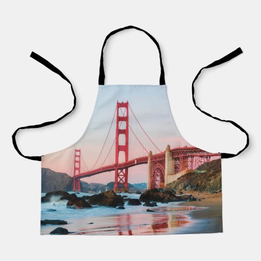 Golden gate bridge gooit kussen schort (Voorkant)