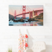 Golden gate bridge gooit kussen spandoek (Insitu)