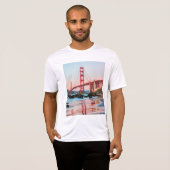 Golden gate bridge gooit kussen t-shirt (Voorkant volledig)