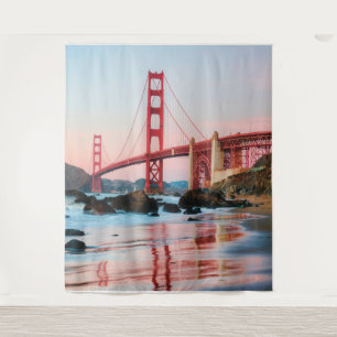 Golden gate bridge gooit kussen wandkleed