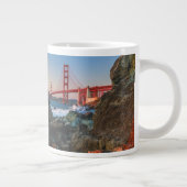 Golden Gate Bridge in Dusk | San Francisco Extra Grote Beker (Rechts)