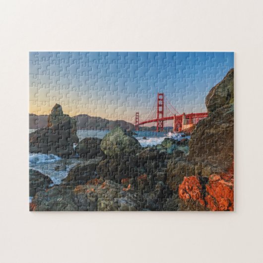 Golden Gate Bridge in Dusk | San Francisco Legpuzzel (Horizontaal)