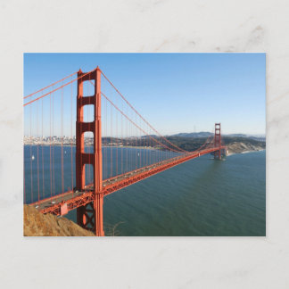 Golden Gate Bridge in San Francisco Briefkaart
