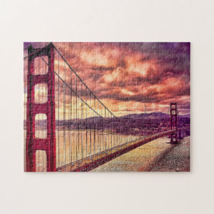 Golden Gate Bridge in San Francisco, Californië. Legpuzzel