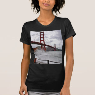 Golden Gate Bridge in San Francisco gezien van For T-shirt