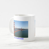 Golden Gate Bridge in San Francisco Koffiemok (Voorkant links)