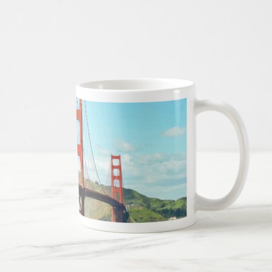 Golden Gate Bridge in San Francisco Koffiemok (Rechts)