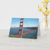 Golden Gate Bridge Kaart (Gele Bloem)
