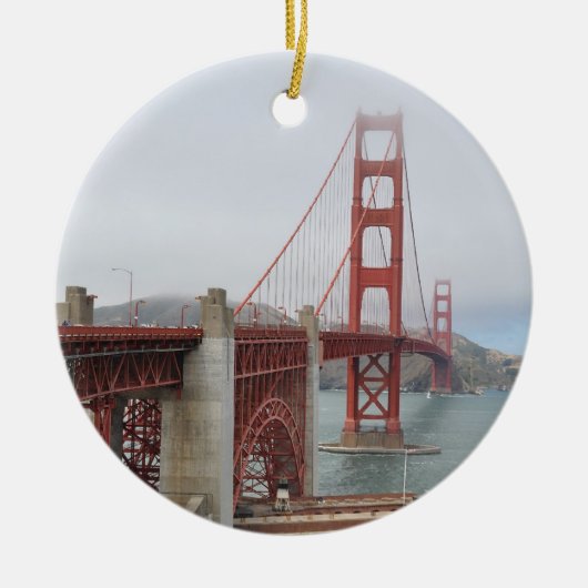 Golden Gate Bridge Keramisch Ornament (Voorkant)
