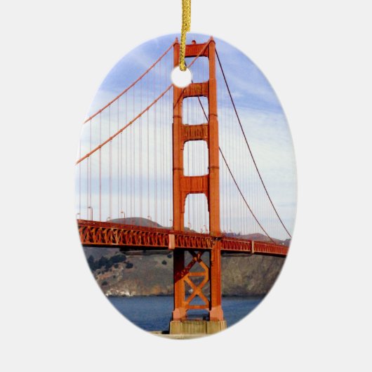 Golden Gate Bridge Keramisch Ornament (Voorkant)