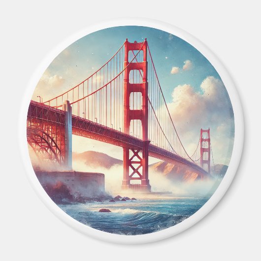 Golden Gate Bridge Magneet (Voorkant)