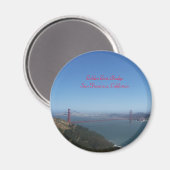 Golden Gate Bridge Magnet Magneet (Voorkant / Achterkant)