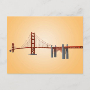 Golden Gate Bridge : Modèle 3D : Carte postale