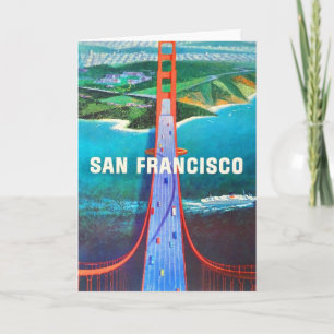 Golden Gate Bridge Note Kaart