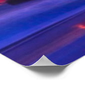 Golden Gate Bridge on Baker Beach at Sundown Poster (Hoek)