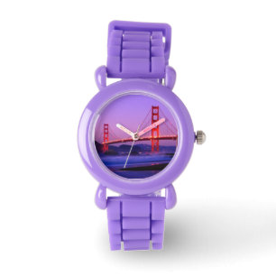 Golden Gate Bridge op Baker Beach bij zonsondergan Horloge