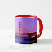 Golden Gate Bridge op Baker Beach bij zonsondergan Mok (Voorkant rechts)