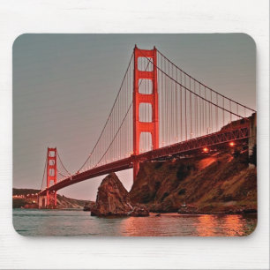 Golden Gate Bridge op Sun Down Muismat