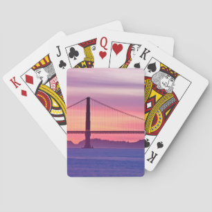 Golden Gate Bridge op Sunset Speelkaarten