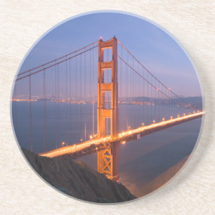 Golden Gate Bridge op Sunset Zandsteen Onderzetter
