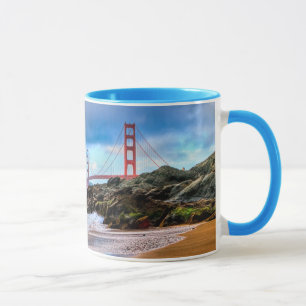 Golden Gate Bridge op zonsondergang Mok