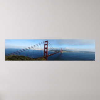 Golden Gate Bridge Panorama Poster